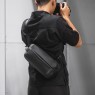 TÚI ĐEO VAI TOMTOC LIGHTWEIGHT CODURA SLING BAG BLACK